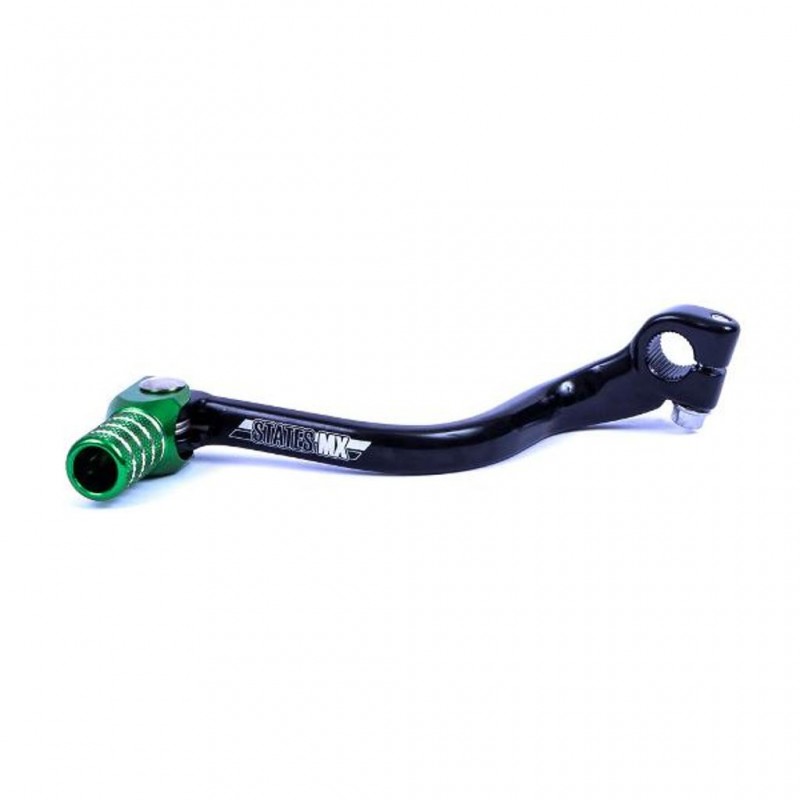 STATES MX Gear Lever Green KAWASAKI