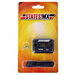 STATES MX Hour Meter Black