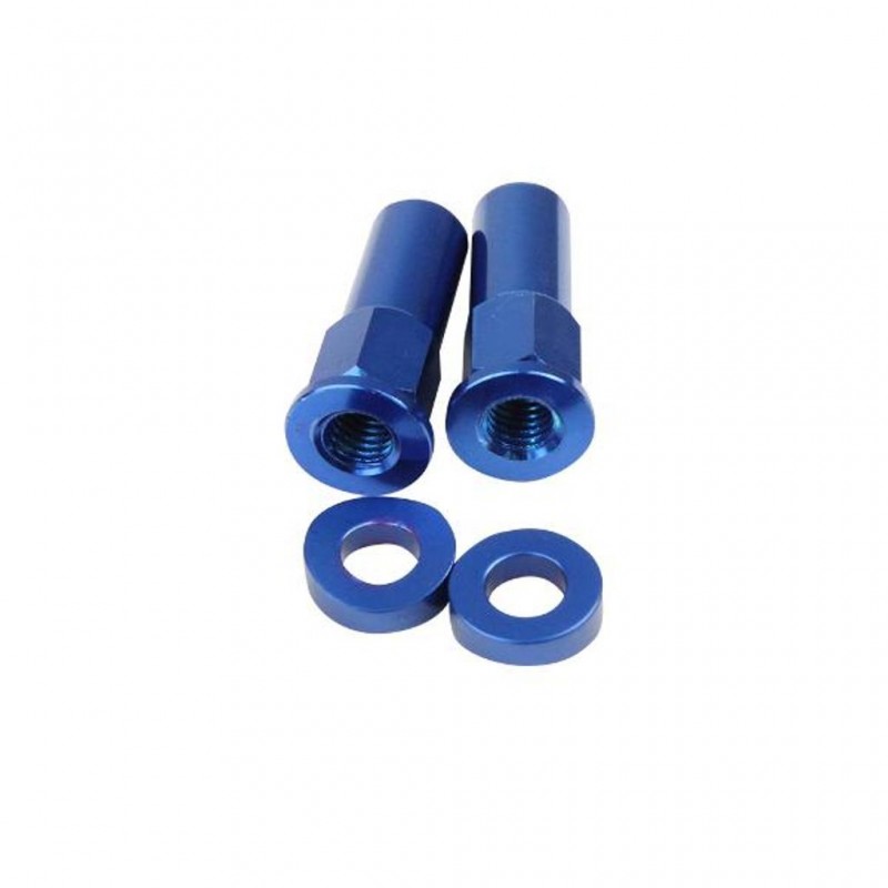 STATES MX Rim Lock Nut Kit Blue