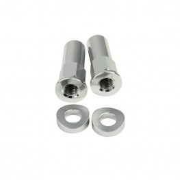STATES MX Rim Lock Nut Kit Silver