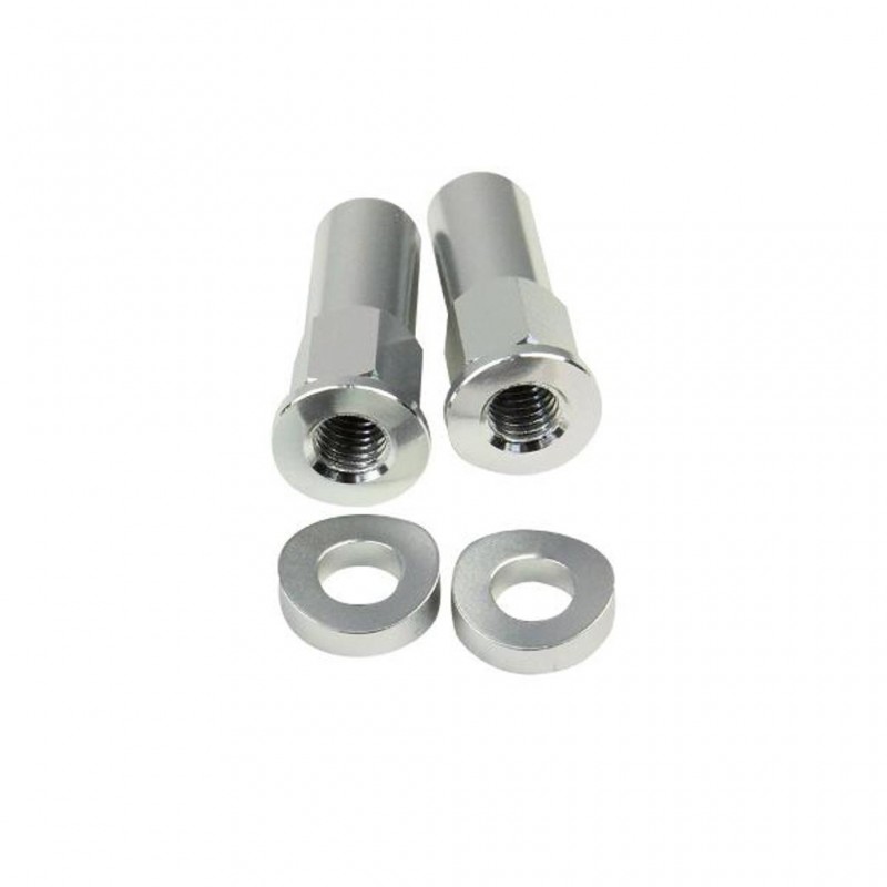 STATES MX Rim Lock Nut Kit Silver