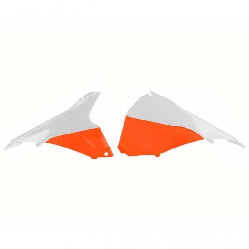 Air Box Covers KTM EXC/E White/Orange^