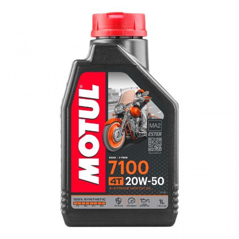 MOTUL 7100 4T Ester 100% Synth 20W50 1L