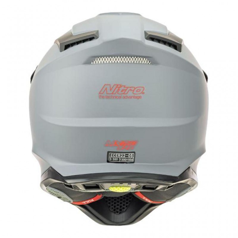NITRO MX760 Satin Gunmetal/Red Logo