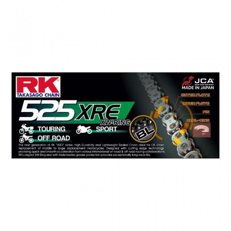 RK 525XRE x 120L XW Chain Black
