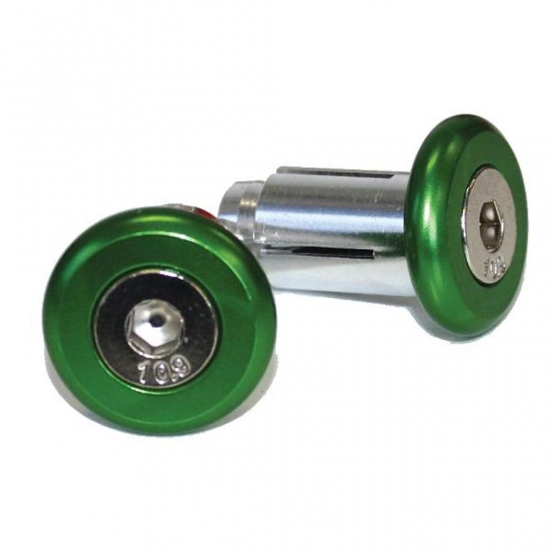 Handlebar Ends Alloy 30mm Green