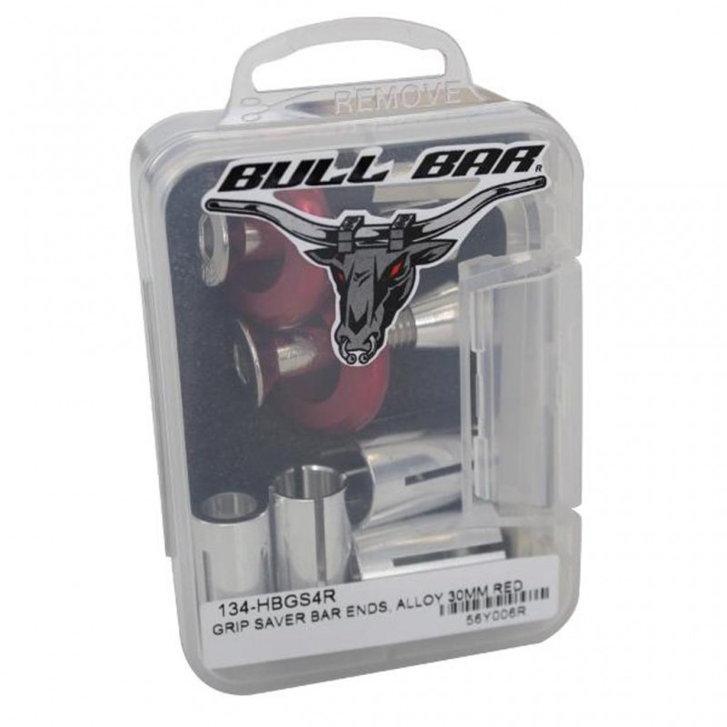 Handlebar Ends Alloy 30mm Red