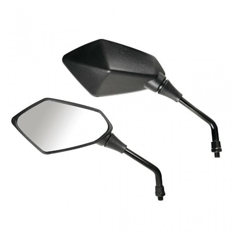 LAMPA Mirror KABA 10mm RHT Pair Black