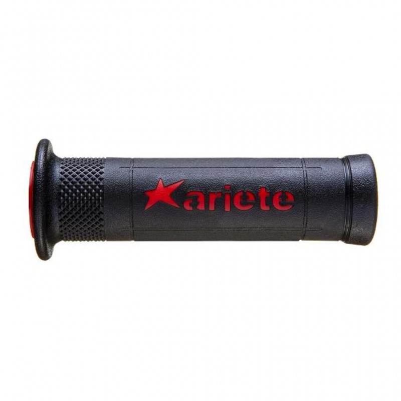 ARIETE Hand Grips Ariram Road 120mm Open End Black/Red