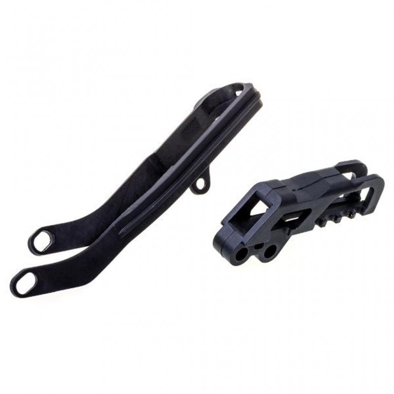 Chain Guide & Slider Kit HONDA CR/CRF Black*