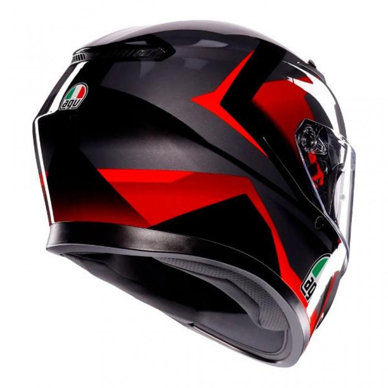 AGV K3 Striga Matt Black/Grey/Red