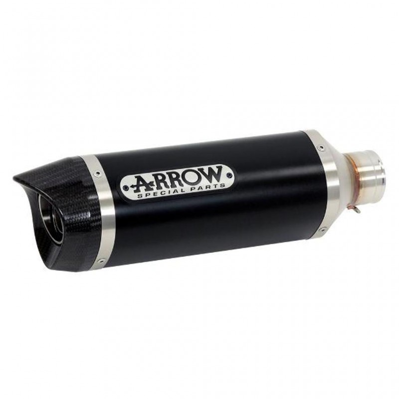 ARROW YAM Silencer Thunder Aluminium Dark with CF End Cap