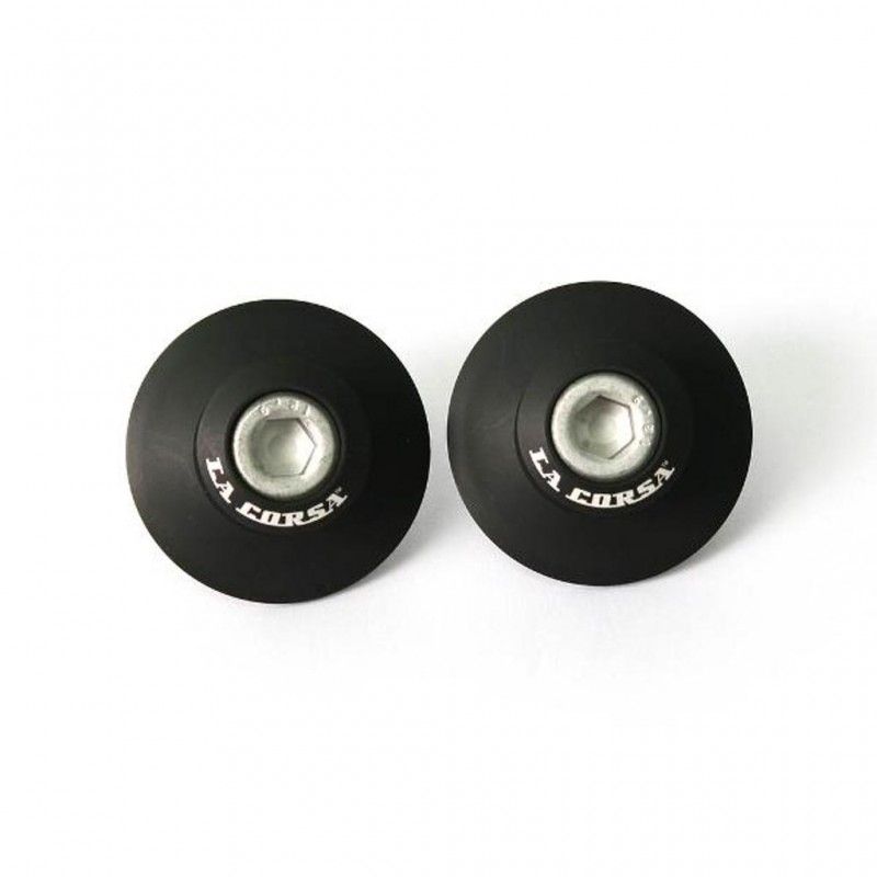 Pickup Knob Rear Stand Curved S/Arm Black 8mm