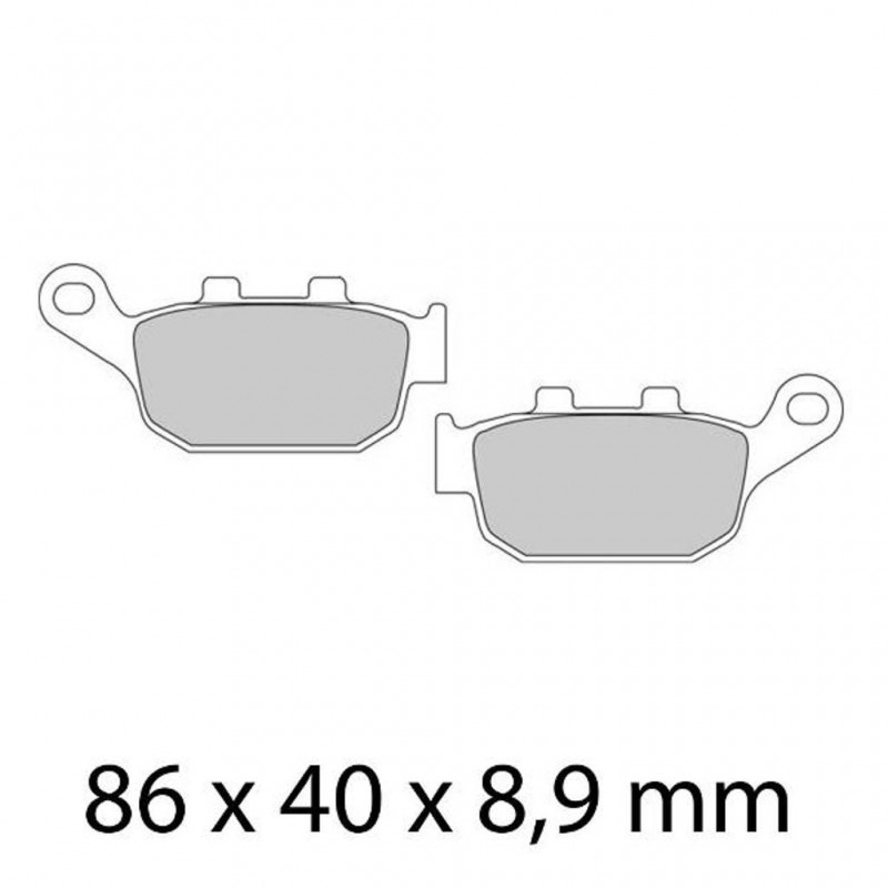 FERODO Brake Disc Pad Set FDB2258ST