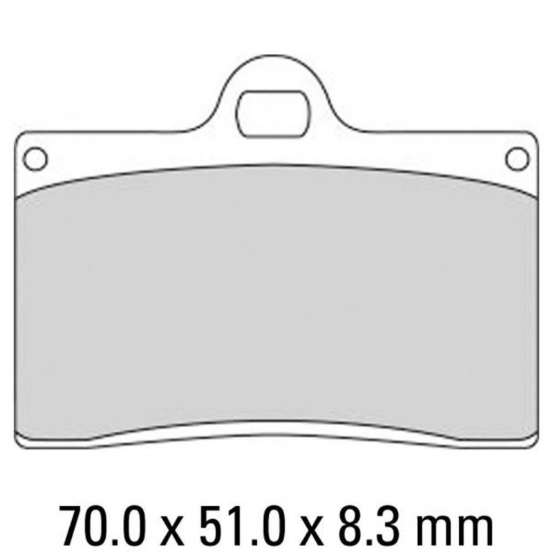 FERODO Brake Disc Pad Set FRP408CP1