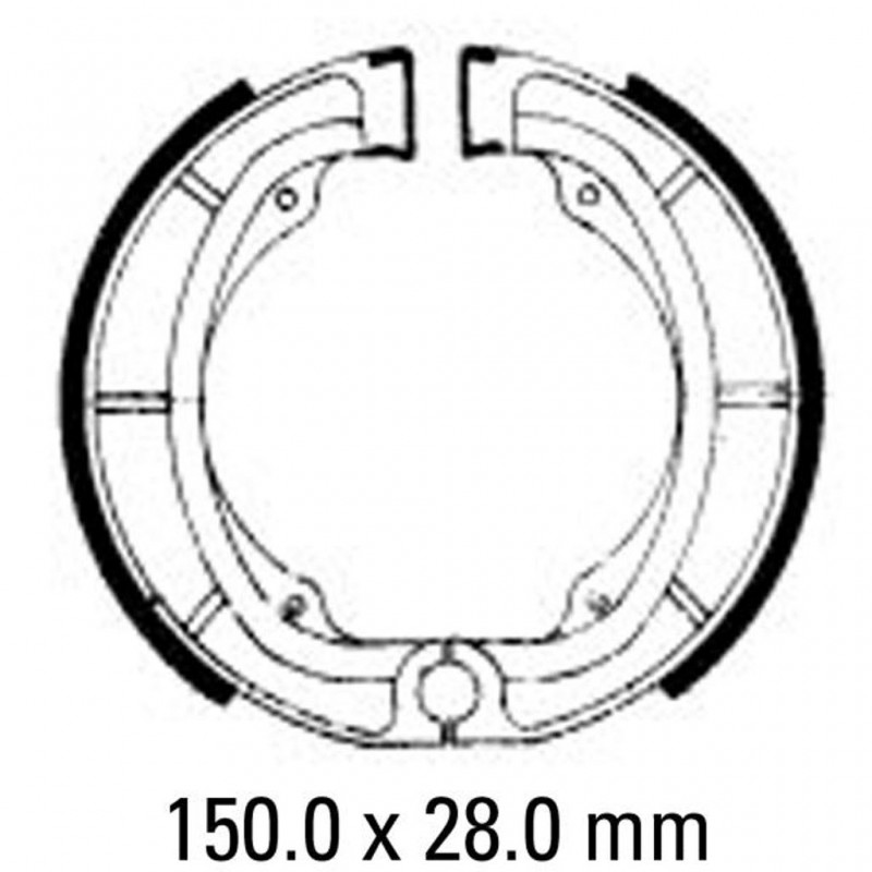 FERODO Brake Shoe Set FSB724