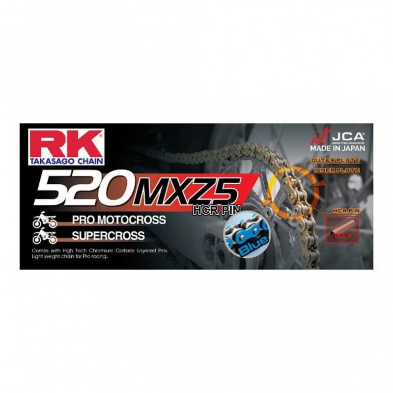 RK 520MXZ4 x 120L MXZ4 Chain Blue