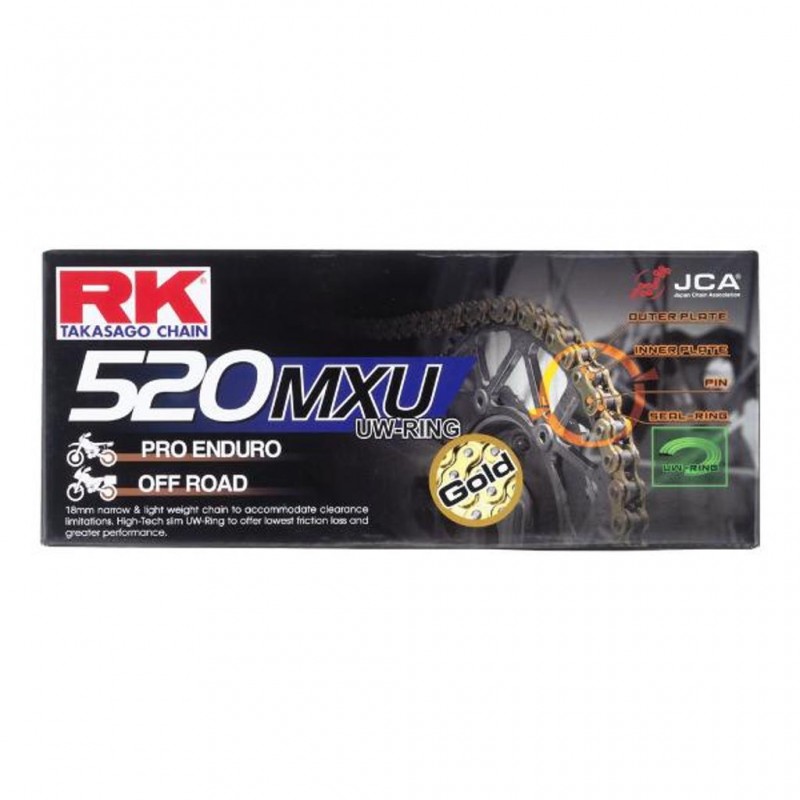 RK 520MXU x 120L U Ring Light Chain Gold