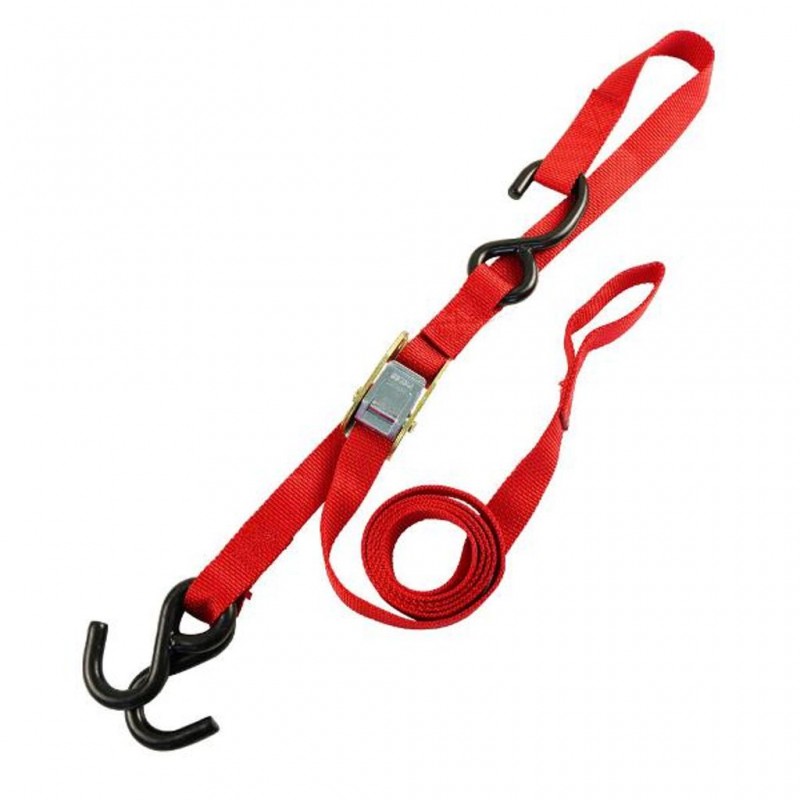 Tie Downs Heavy Duty With Loop Red