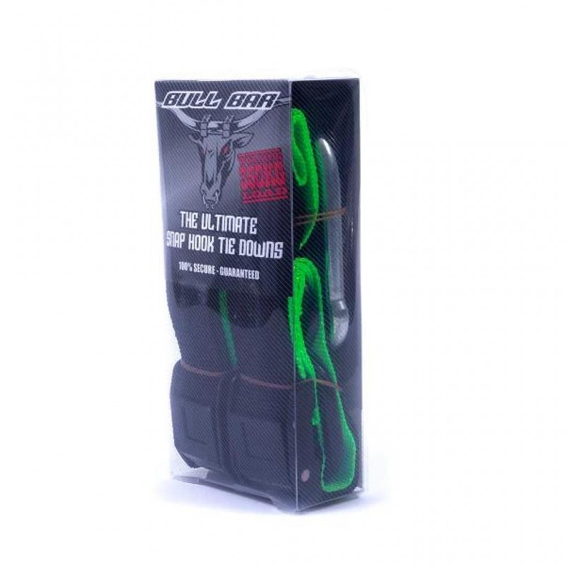 Tie Downs Snap Hook Loop 38mm Green