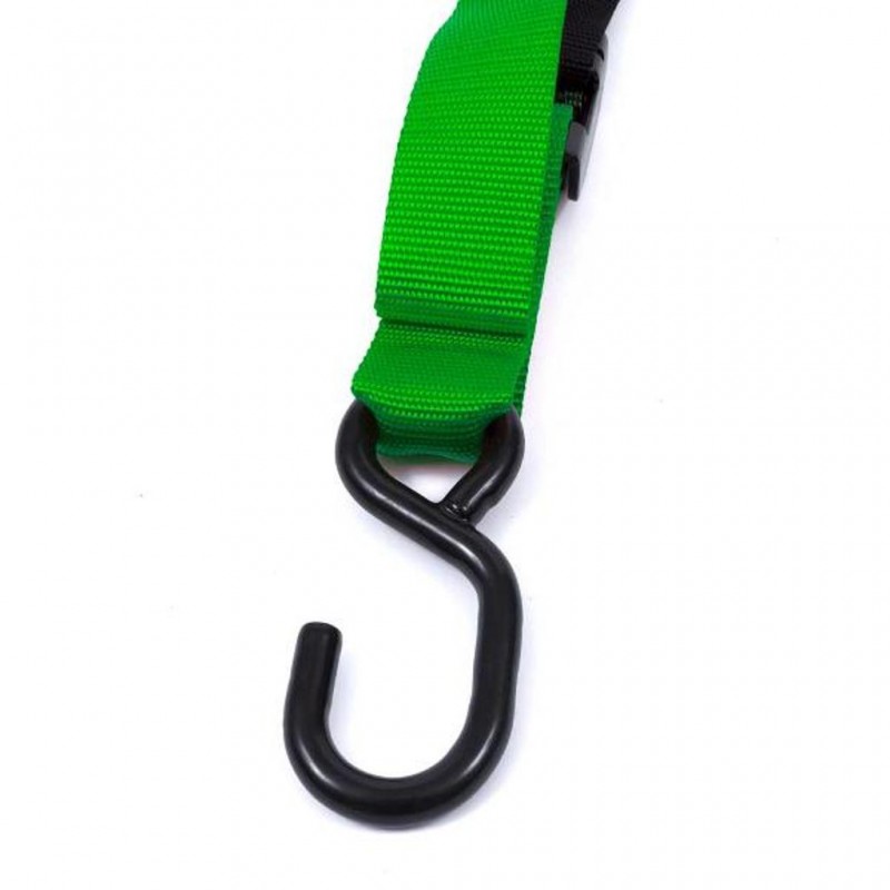 Tie Downs Snap Hook Loop 38mm Green