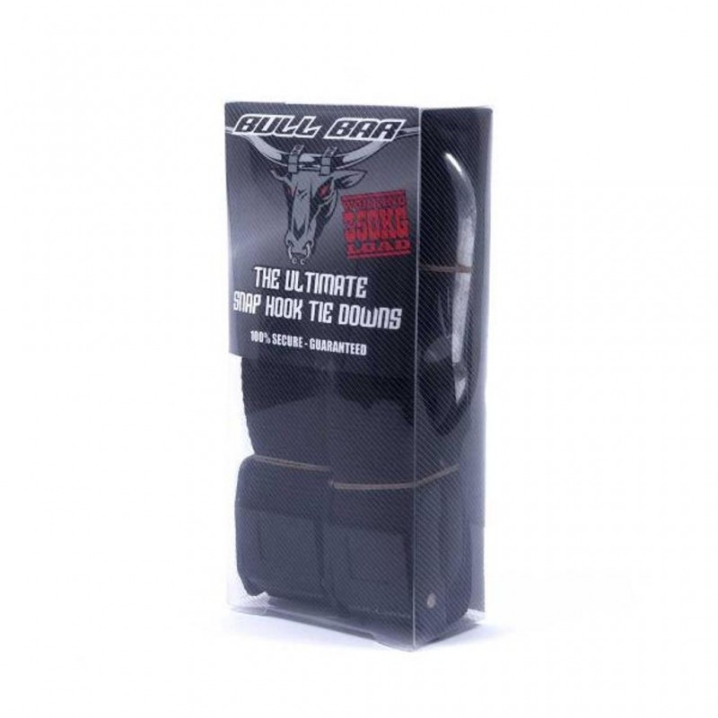 Tie Downs Snap Hook Loop 38mm Black