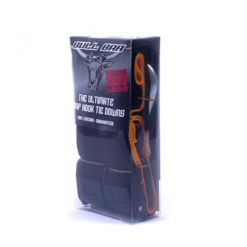 Tie Downs Snap Hook Loop 38mm Yellow