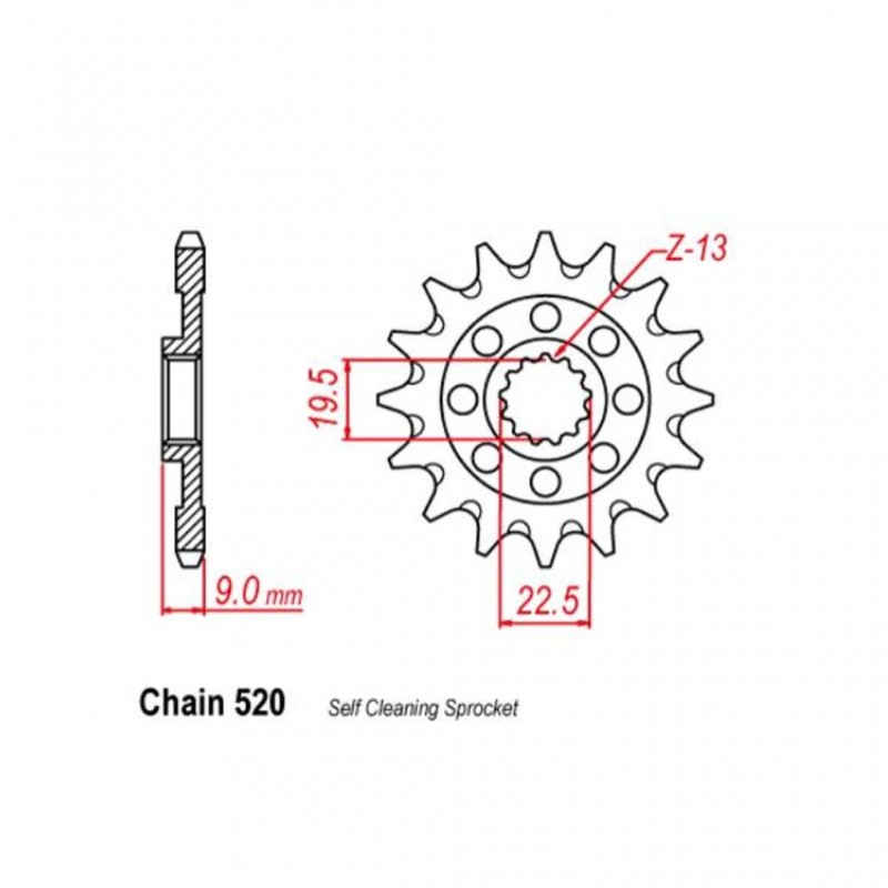 Front Sprocket SUZUKI 520