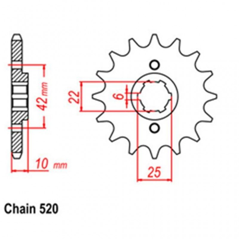 Front Sprocket HONDA 520