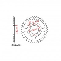 Rear Sprocket KAWASAKI SUZUKI 420
