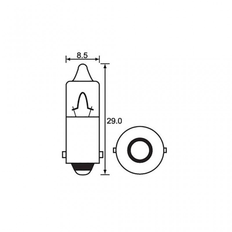 Bulb 12V 23W Indicator Mini 120-IKM (10)