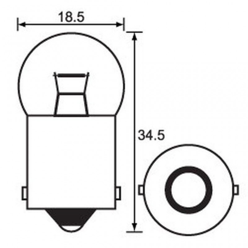 Bulb 6V 10W Indicator Small (10)