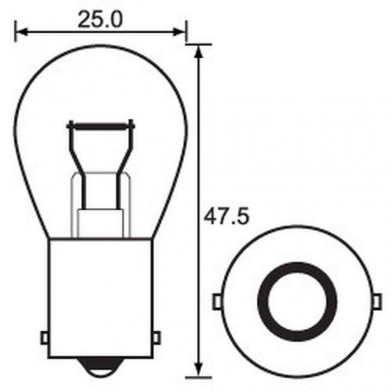 Bulb 6V 18W Indicator Large (10)