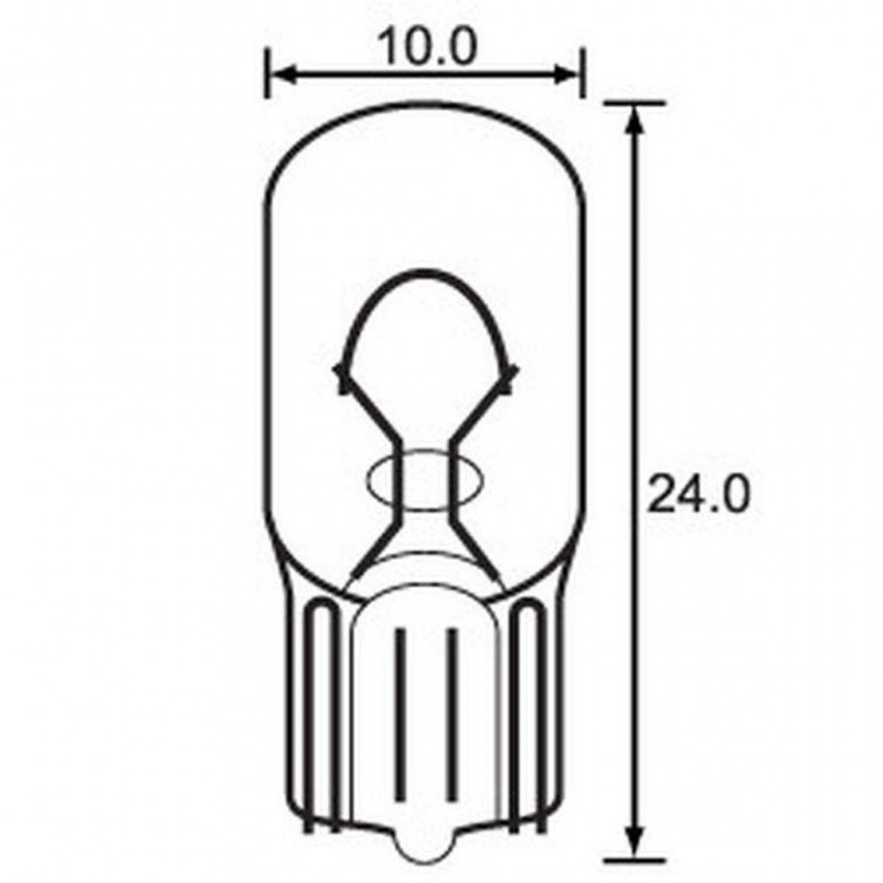Bulb 12V 1.5W Instrument Wedge (10)