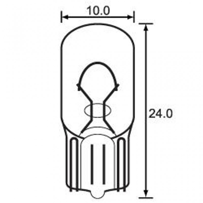 Bulb 12V 1.5W Instrument Wedge (10)