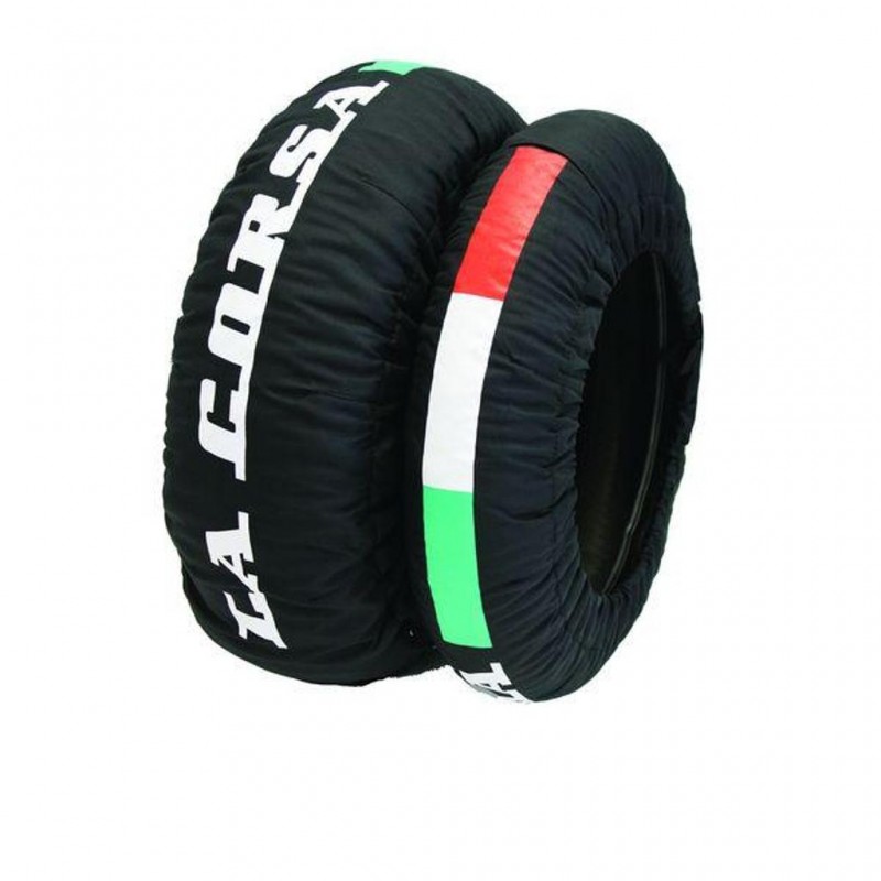 LA CORSA Tyre Warmers 3 Stage 110/18 Front 130/18 Rear