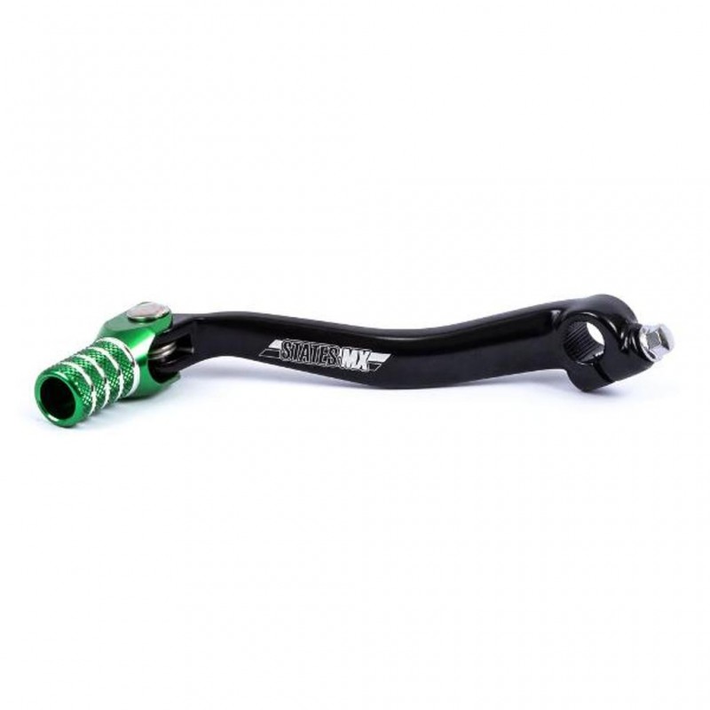 STATES MX Gear Lever Green KAWASAKI