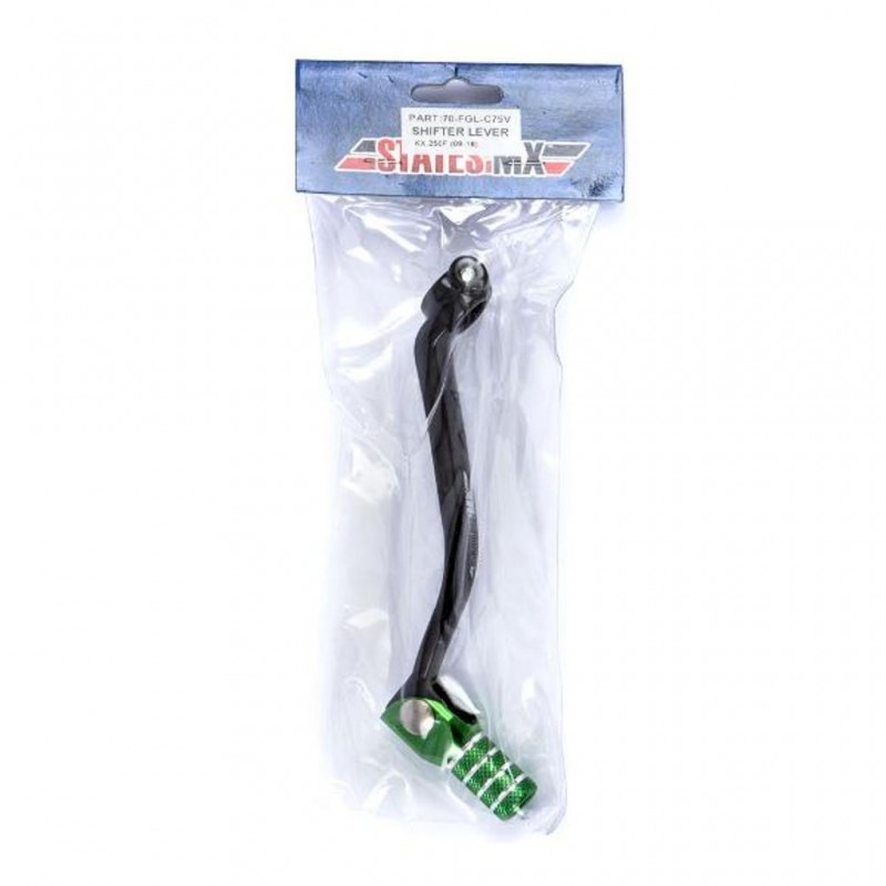 STATES MX Gear Lever Green KAWASAKI