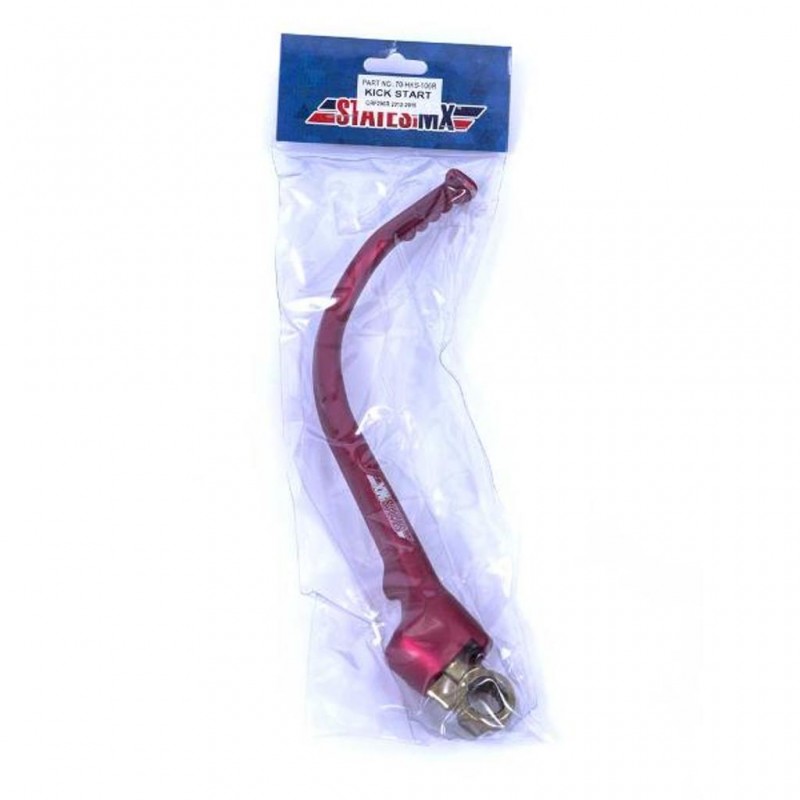 STATES MX Alloy Kickstart Lever HON Red