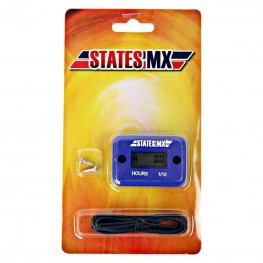 STATES MX Hour Meter Blue