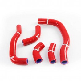 STATES MX Hose Set Silicone HONDA Red*