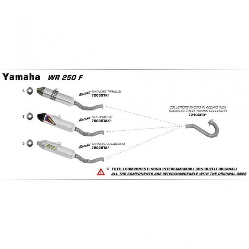 ARROW YAM Collector Racing Stainless Steel*
