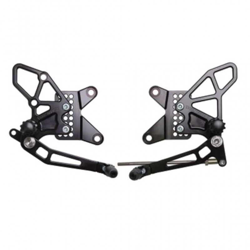 VORTEX Rear Set KAW ZX-6R 13-19 Black