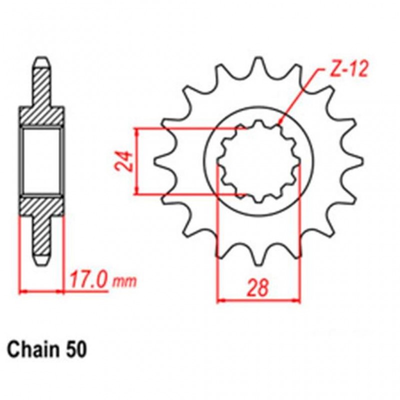 Front Sprocket HONDA 530
