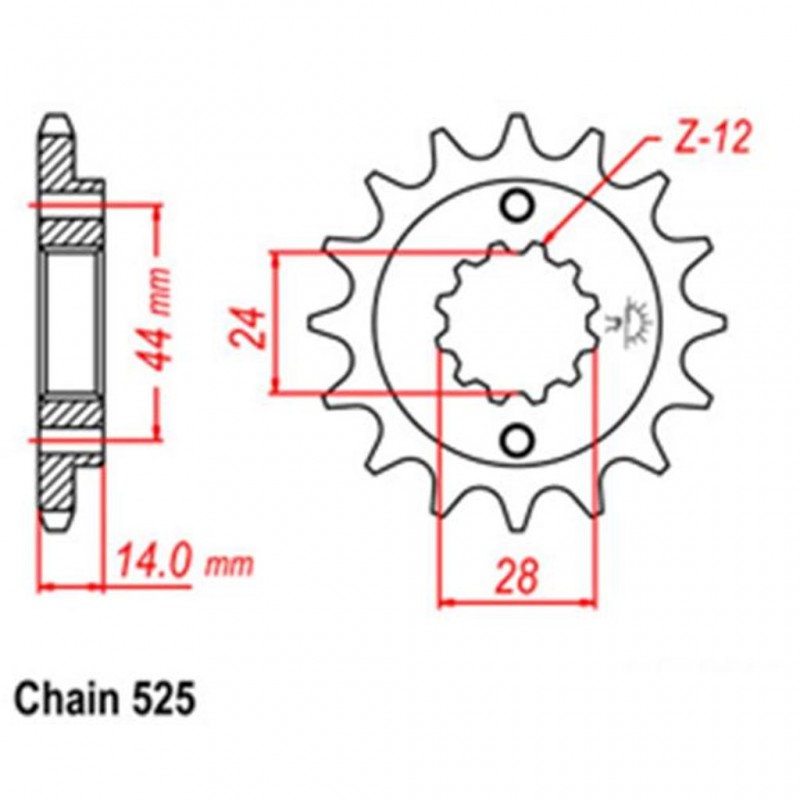 Front Sprocket HONDA 525