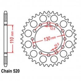 Rear Sprocket KAWASAKI 520