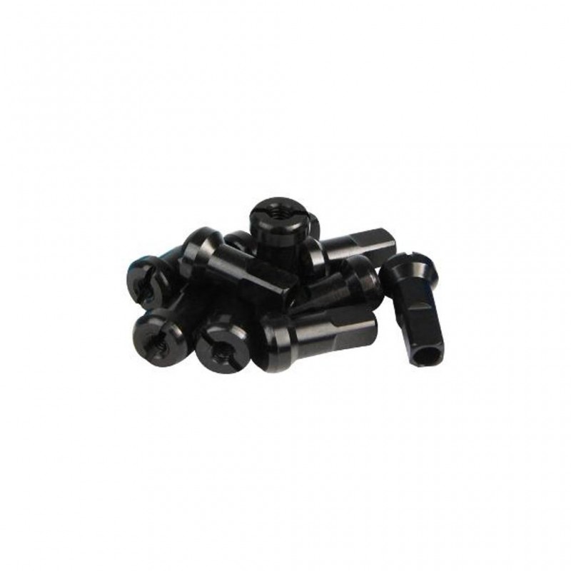 SPOKE Nipple Alloy Rear Black 8G