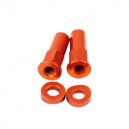 STATES MX Rim Lock Nut Kit Orange