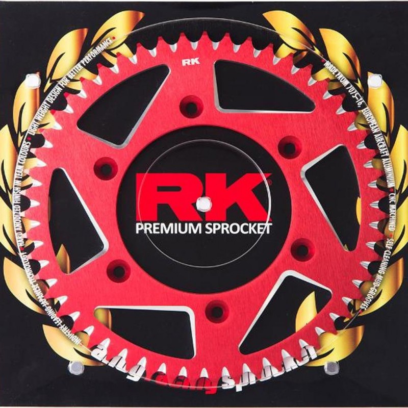 RK Alloy Racing Sprocket 51T 520 Red*