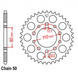 Rear Sprocket HONDA 530*